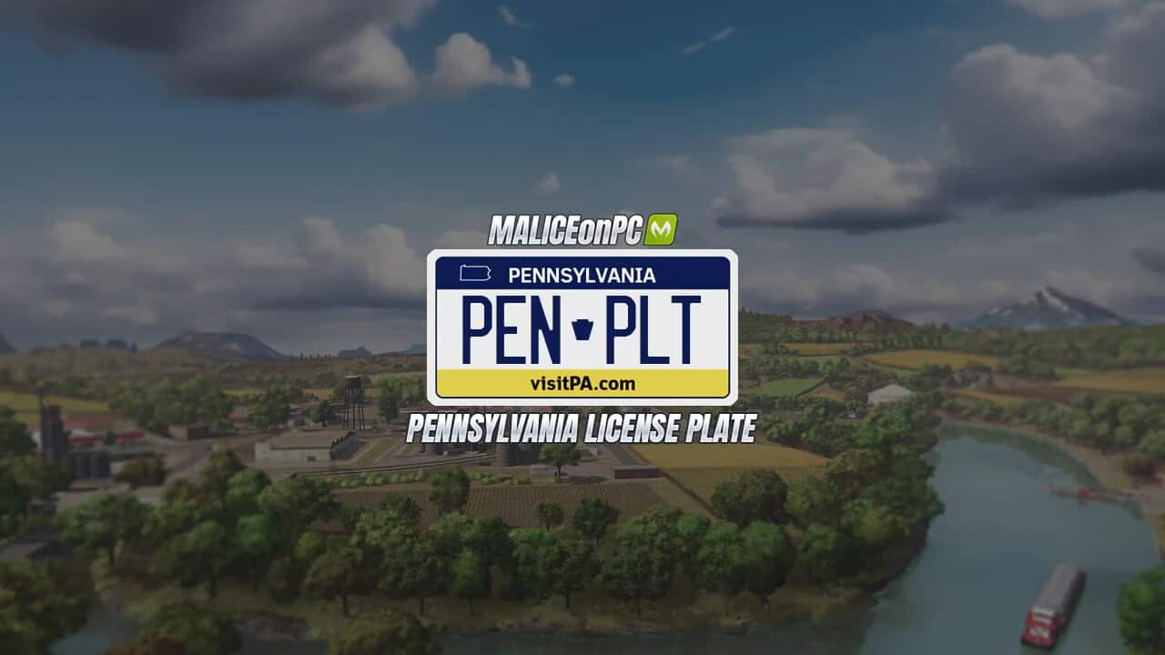 Pennsylvania License Plate V1.0