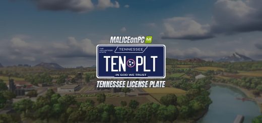 Tennessee License Plate V1.0