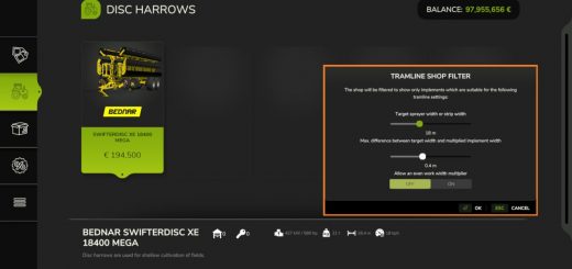 Tramline Shop Filter V1.0