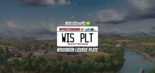 Wisconsin License Plate v1.0