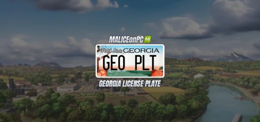Georgia License Plate V1.0