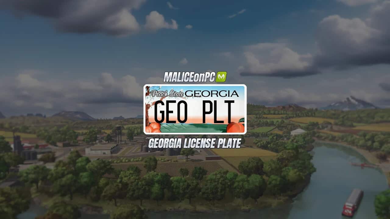Georgia License Plate V1.0