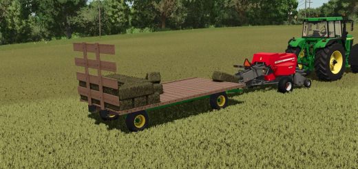 John Deere 1075 Hay Wagon v1.0