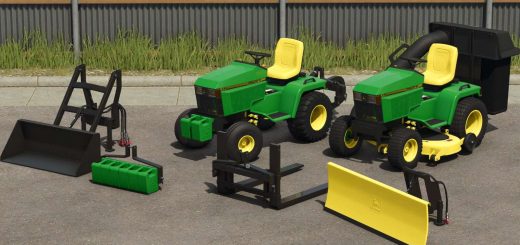 John Deere 445 And Utilitys v1.0