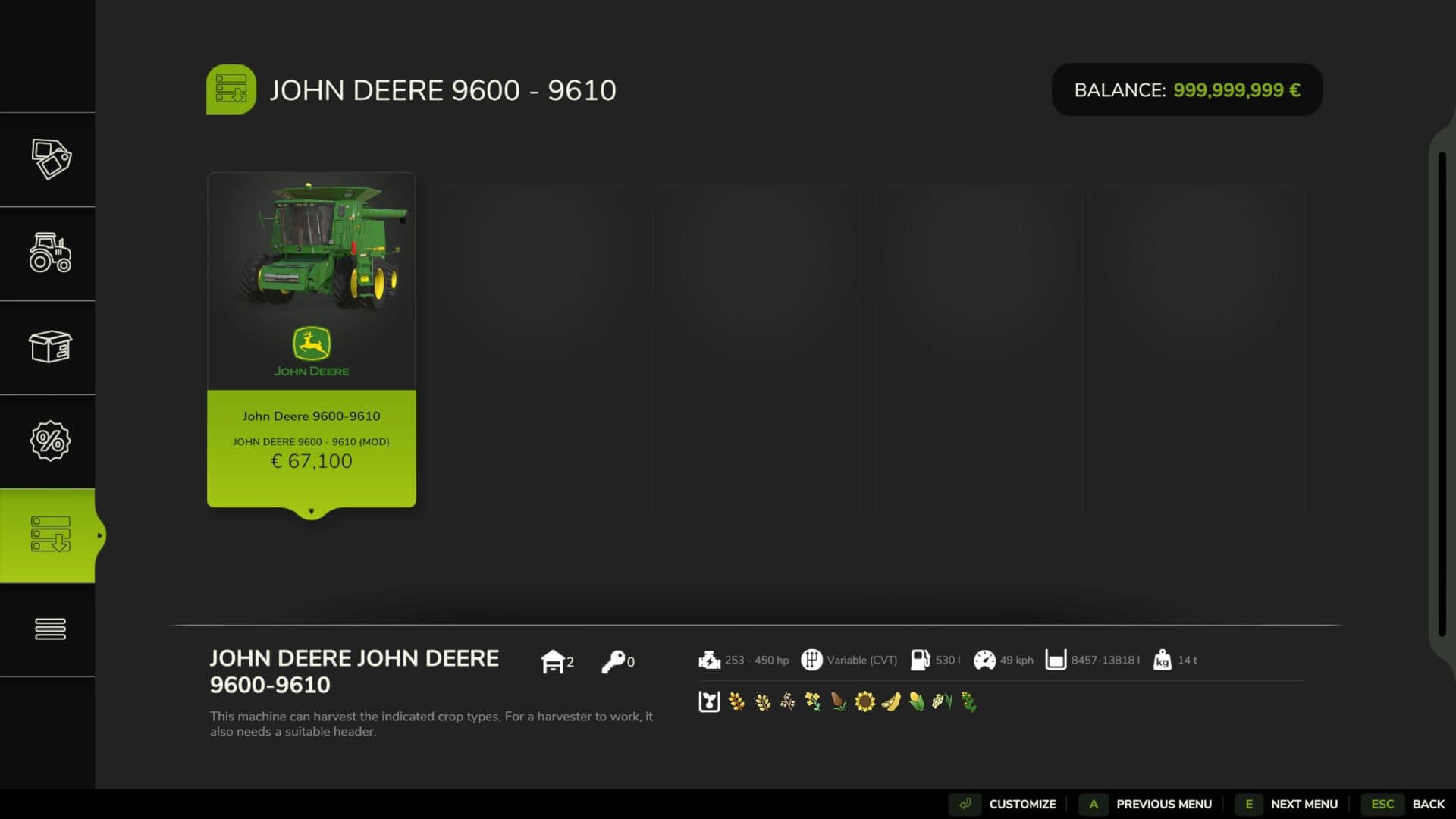 John Deere 9600 – 9610 V1.0 thumbnail 2