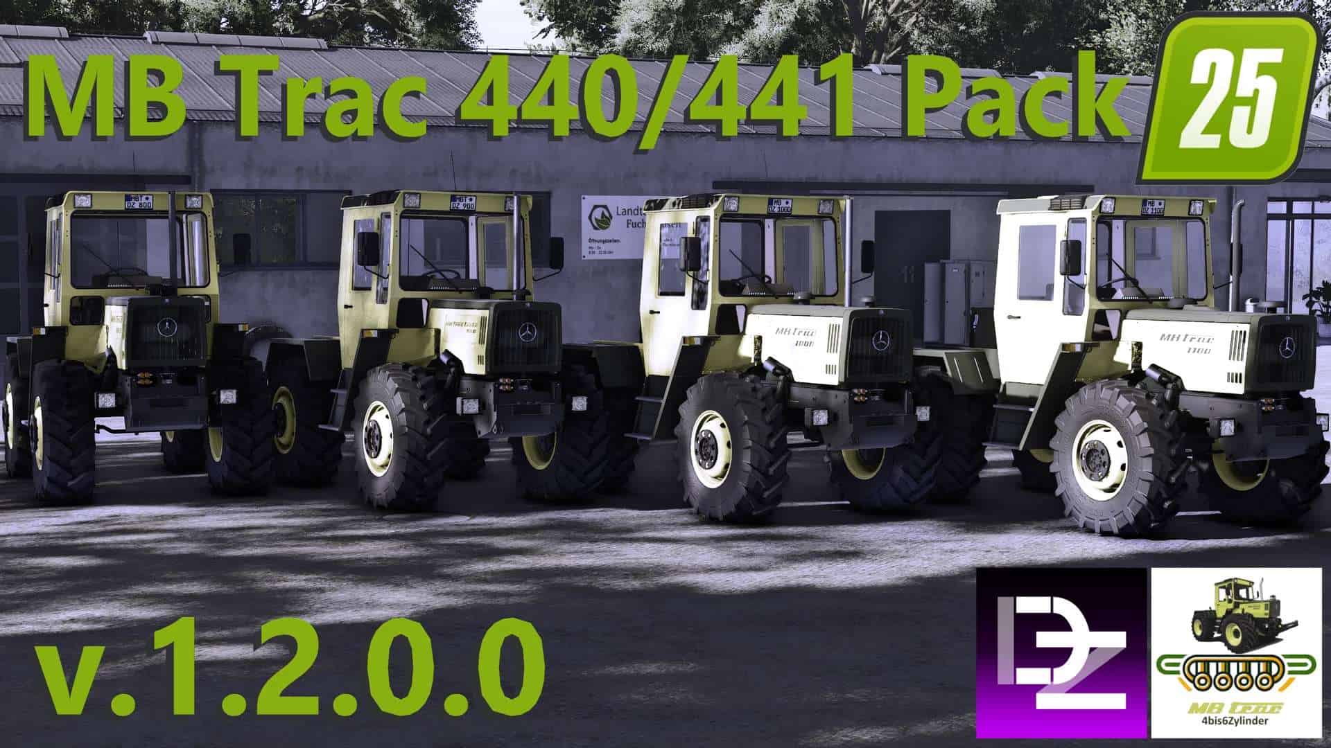 Mercedes Benz MB Trac 442/443 Pack v2.0
