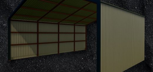 Open-ended pull-through shed V1.0
