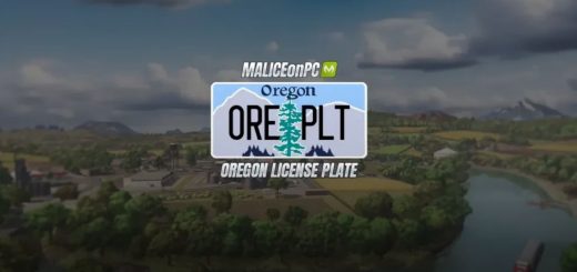 Oregon License Plate v1.0