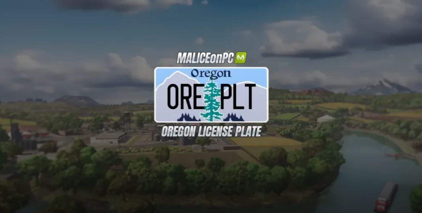 Oregon License Plate v1.0