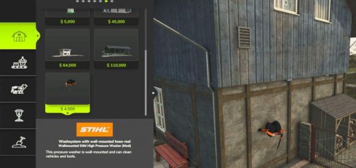 Wallmounted Stihl High Pressure Washer V1.0