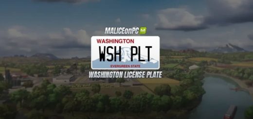Washington License Plate v1.0