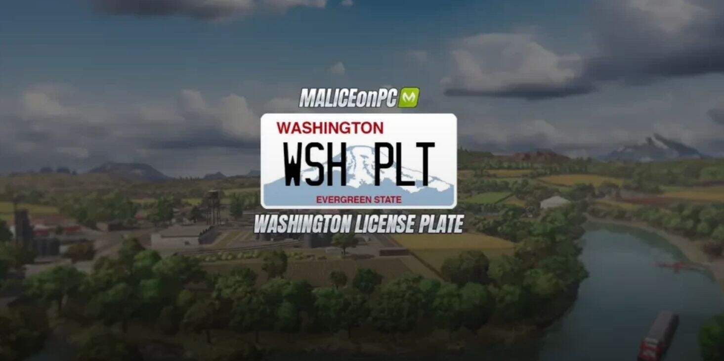Washington License Plate v1.0