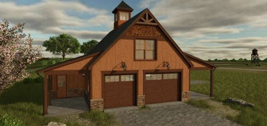 American-style Wooden Garage v1.0