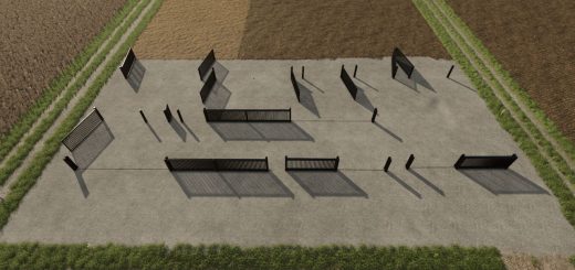 Metal Fence With Gates Pack V1.0