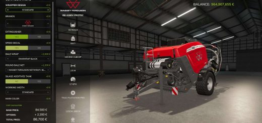 Fendt/MF Baler-wrapping Combination V1.0.0.1