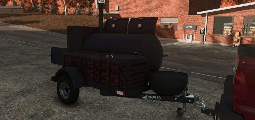 Gorilla BBQ Smoker Trailer Pack v1.0