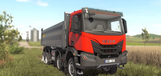 Iveco X-Way 8X8 Meiller Kipper V1.0