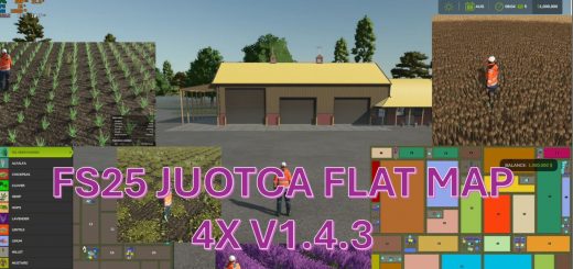 JUOTCA FLAT MAP 4X V1.4.3