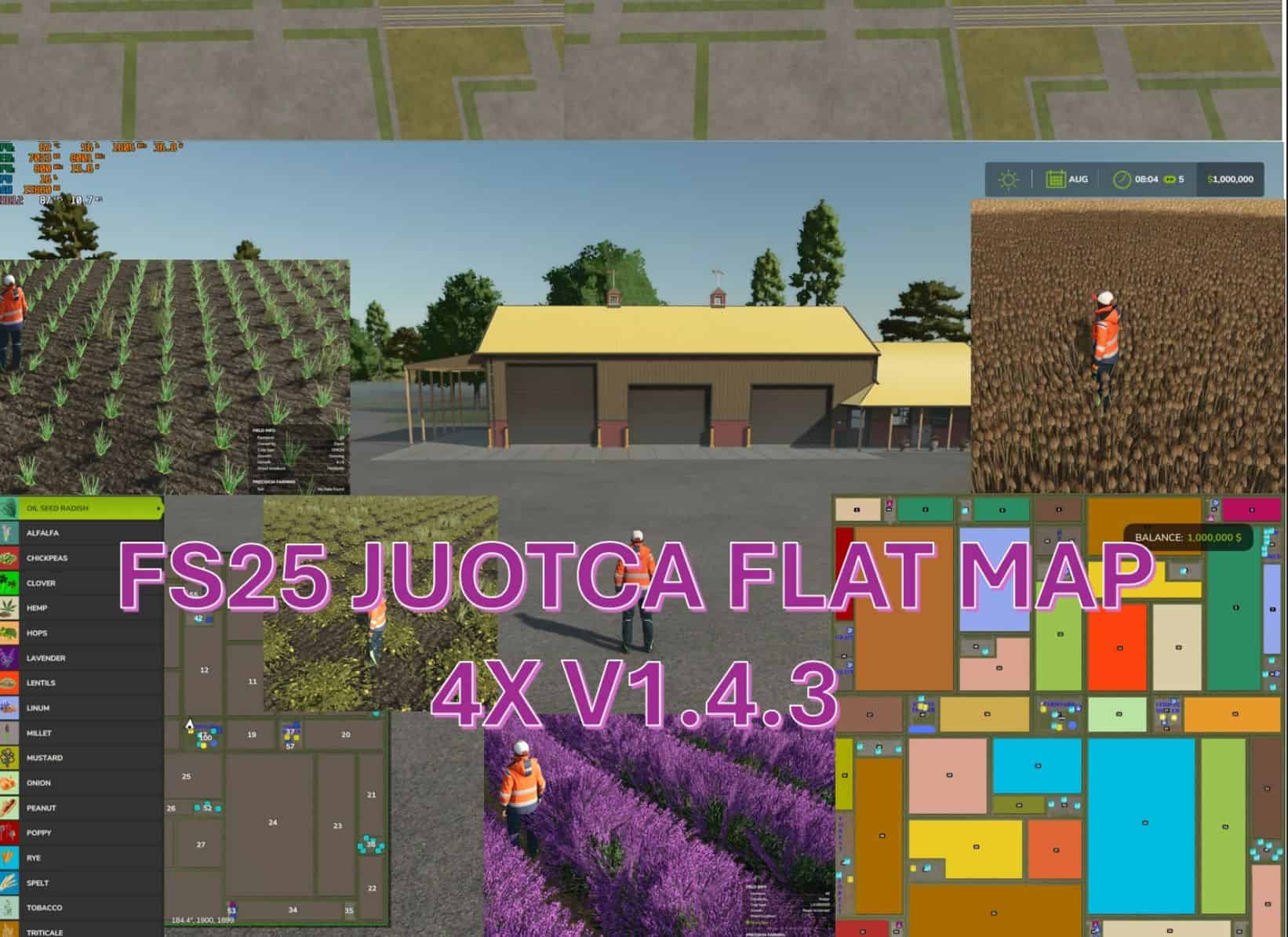 JUOTCA FLAT MAP 4X V1.4.3