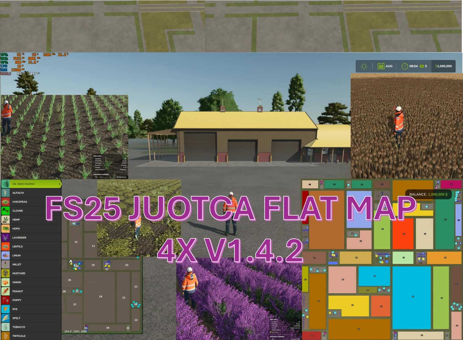 JUOTCA FLAT MAP X4 v1.4.2