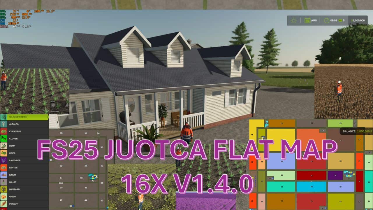 Juotca Flat Map 16X V1.4