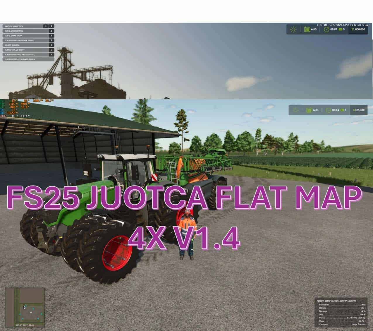 Juotca Flat Map 4X V1.4