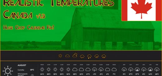 Realistic Temperatures – Canada V1.3