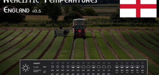Realistic Temperatures – England BETA 2 v0.5