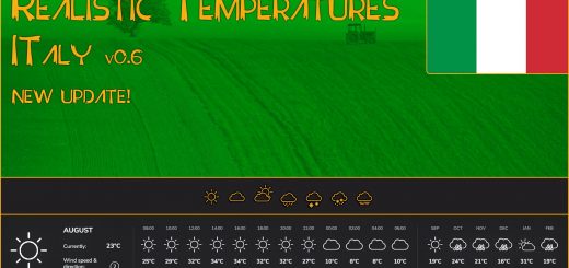 Realistic Temperatures – Italy BETA 3 v0.6