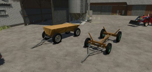Wooden homemade trailer V1.0.0.1