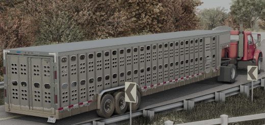 40ft Eby PUNCH Ruff Neck Cattle Trailer v1.0