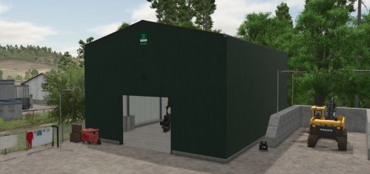 Forestry Machinery Hall With Workshop V1.0