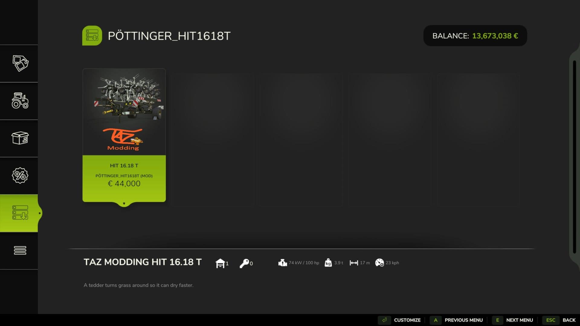 Pöttinger Hit1618T V1.0 thumbnail 3
