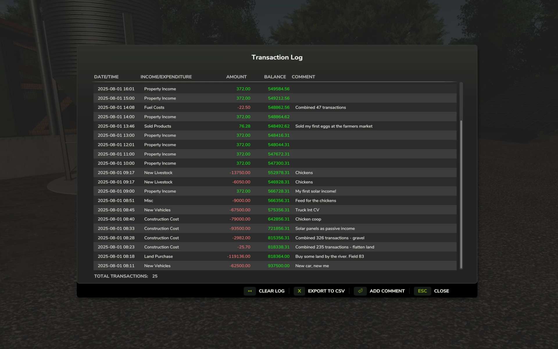 Transaction Log v1.0.0.2
