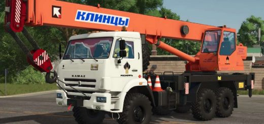 Truck crane Klintsy 6×6 v1.0
