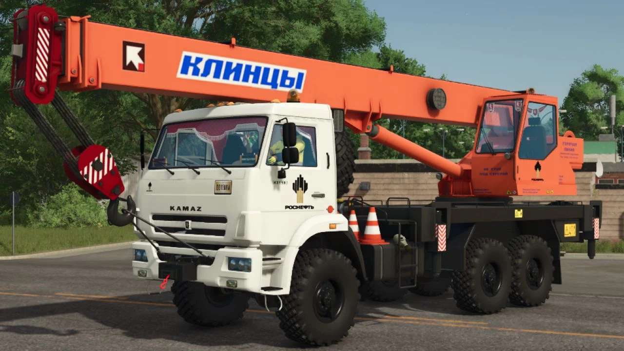 Truck crane Klintsy 6×6 v1.0