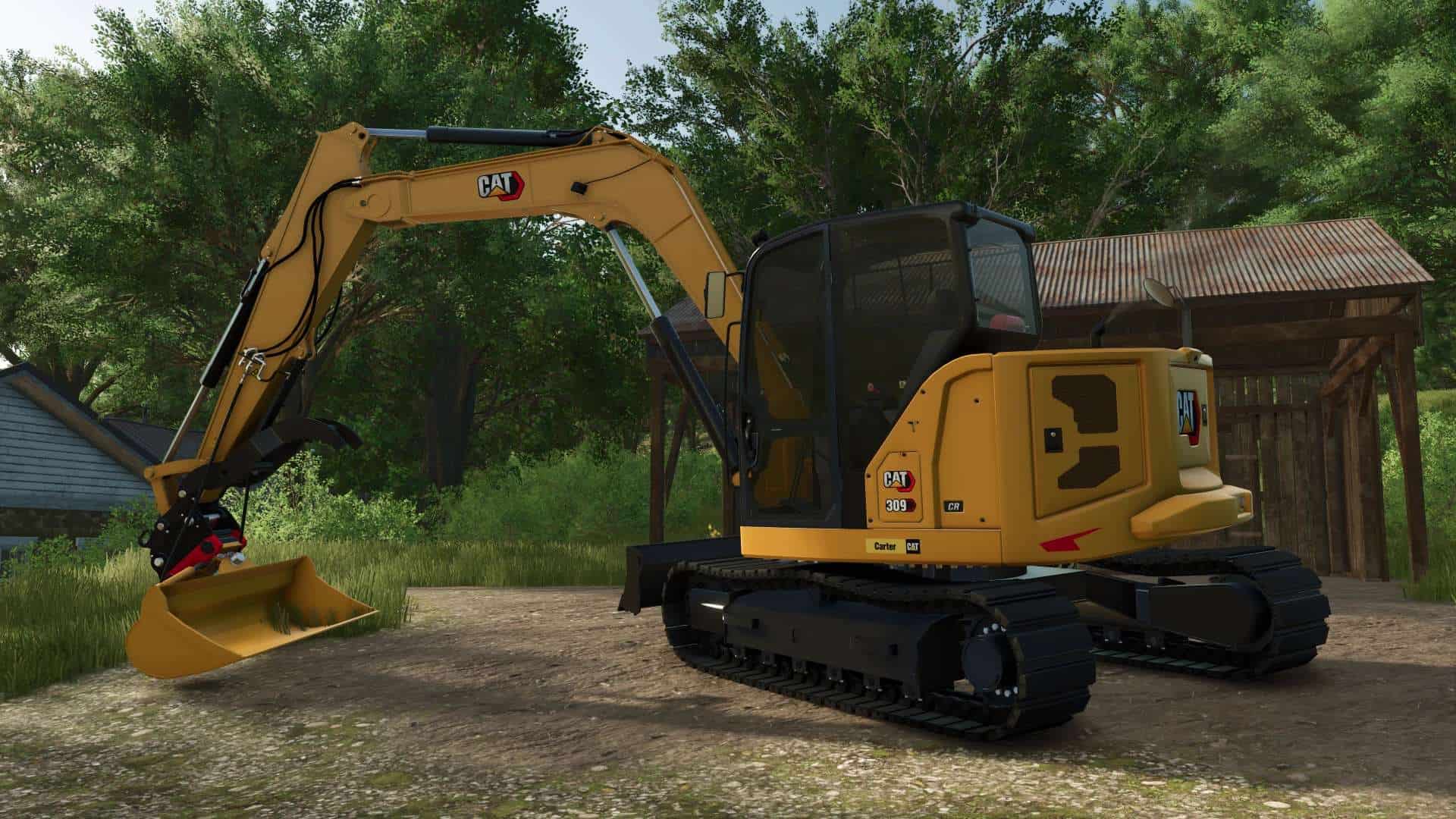 CAT 309 CR Mini Excavator v1.2