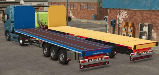 Schwarzmüller Flatbed Semi Trailer v1.0