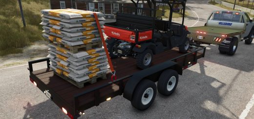 16 Foot Flatbed trailer V1.1