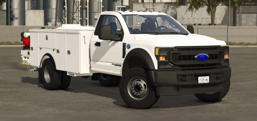 2022 Ford F600 Service/Bucket Truck v1.0