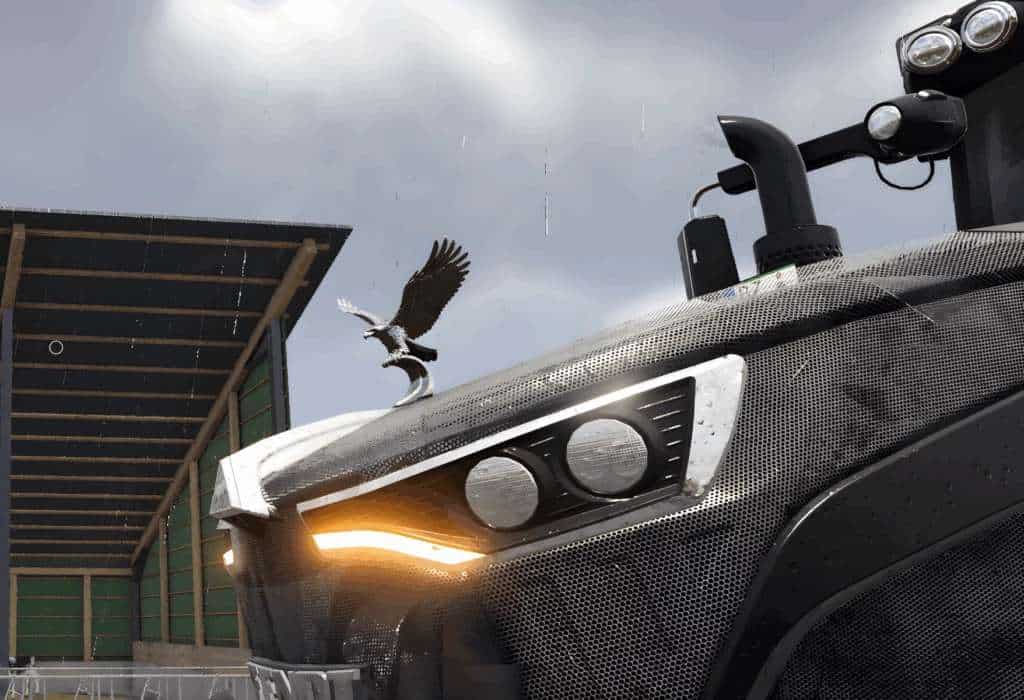 Chrome Eagle radiator mascot v1.0