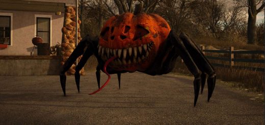 Halloween Spider Pumpkin v1.0