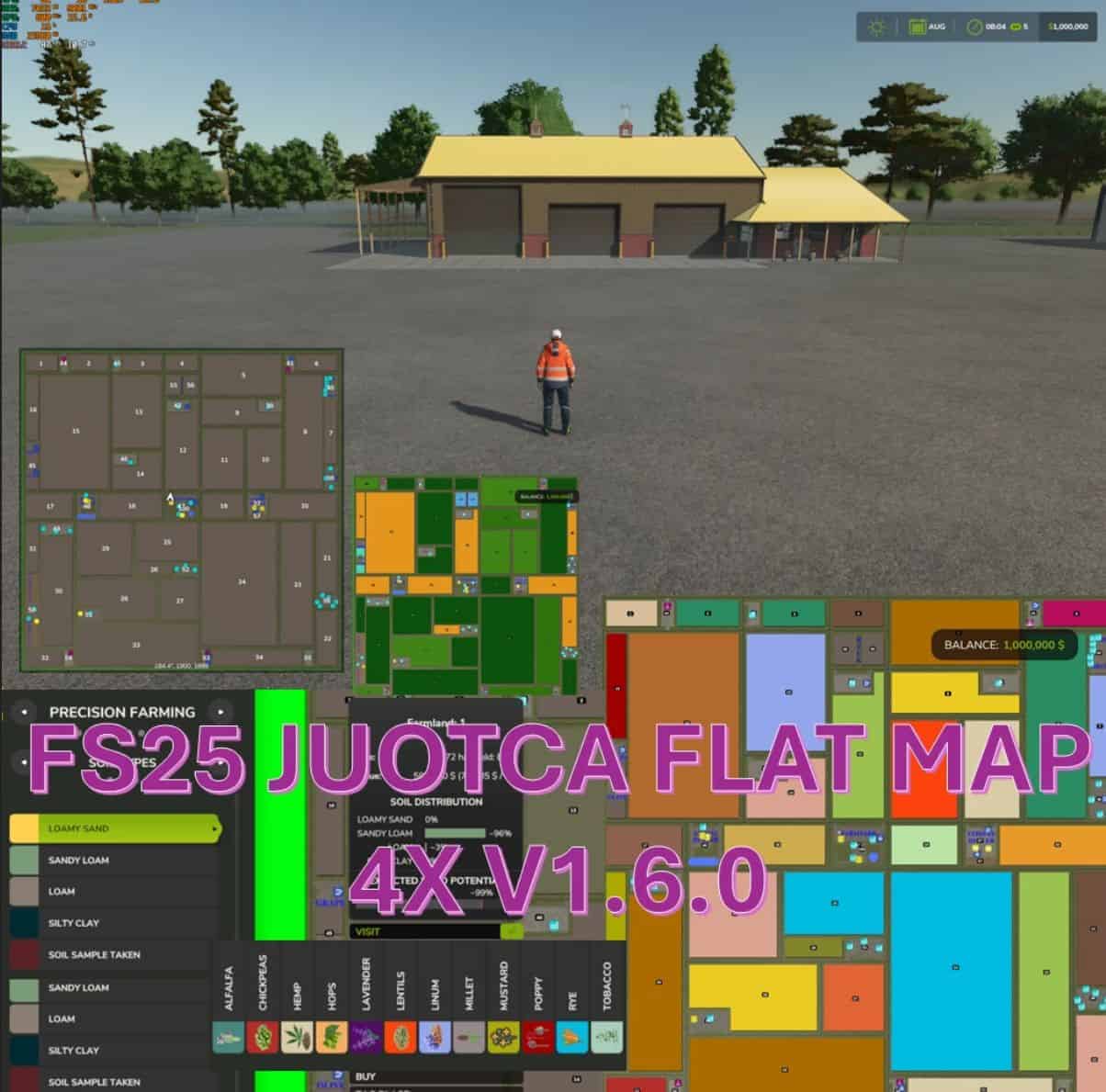 JUOTCA FLAT MAP 4X V1.6.0