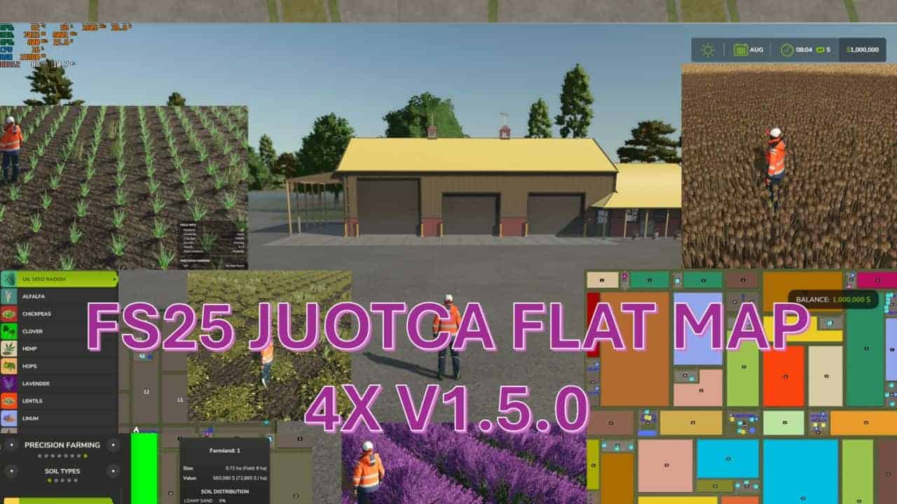 Juotca Flat Map 4X v1.5.0.0
