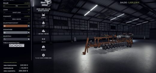 Kinze 4905 with roller V1.0