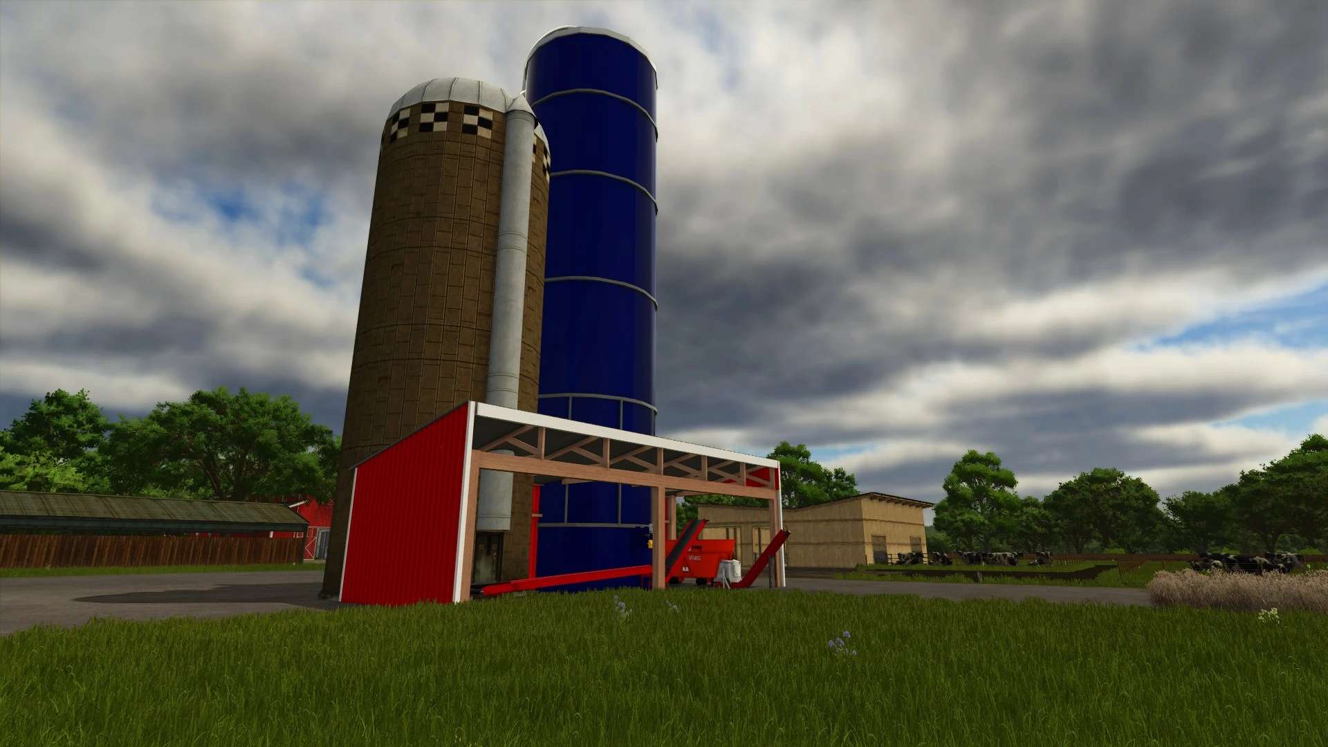 Placeable TMR Mixing Silos v1.0