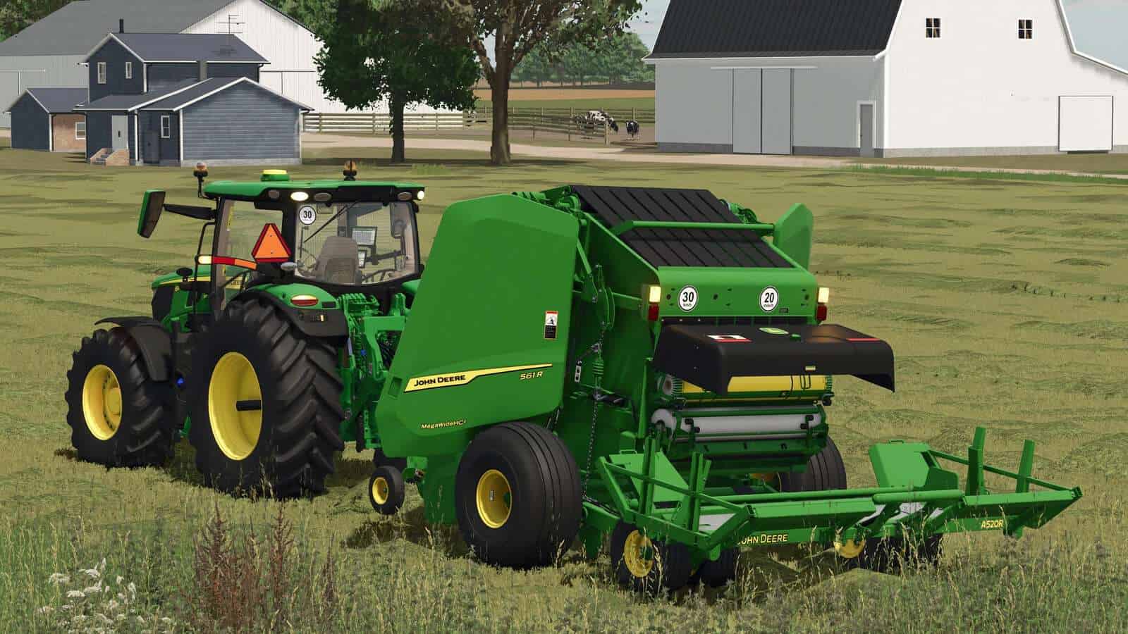 John Deere 561R Round Baler v1.0