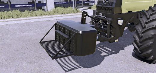 Lizard 1050 kg – front and rear weight V1.1.1