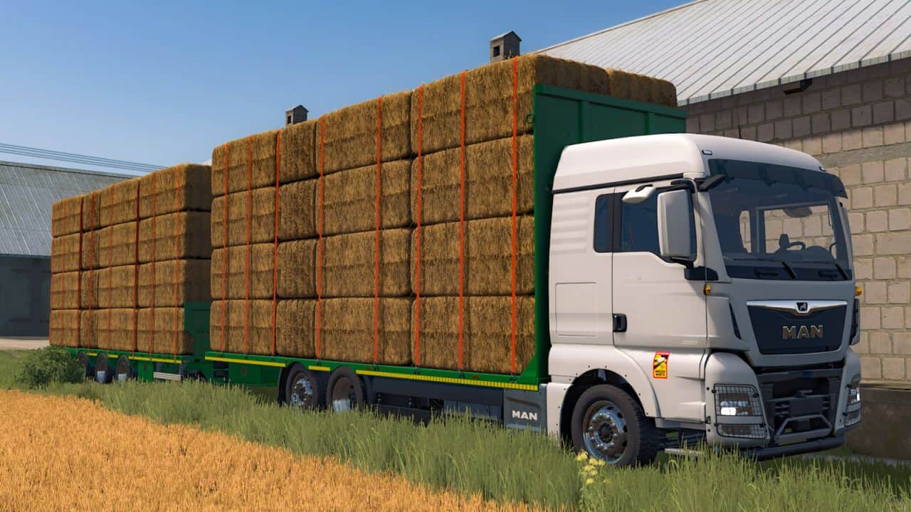 MAN TGX 6×2 Straw Bale V1.0 thumbnail 2