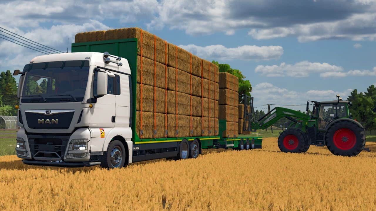 MAN TGX 6×2 Straw Bale V1.0 thumbnail 4